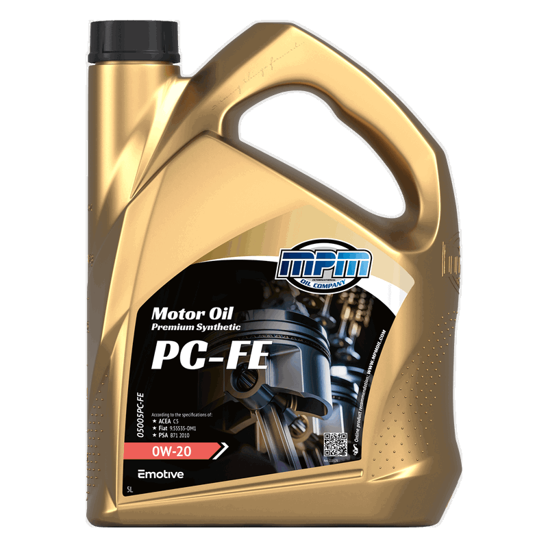 MPM Motor Oil Premium Synthetic PC-FE 0W20 5L