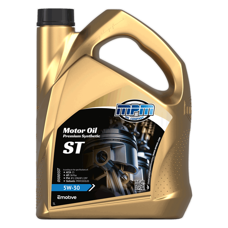 MPM Motor Oil Premium Synthetic ST 5W30 5L