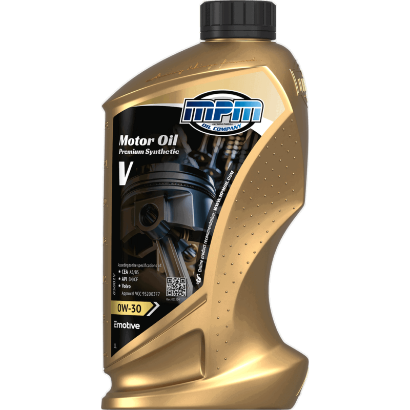 MPM Motor Oil Premium Synthetic V 0W30 1L