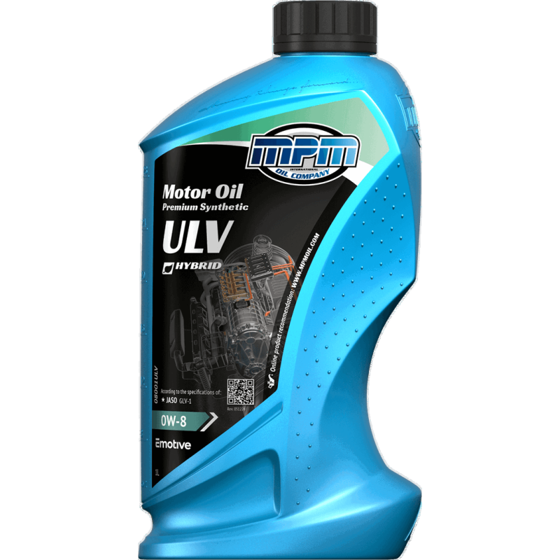 MPM Motor Oil Premium Synthetic ULV 0W8 1L