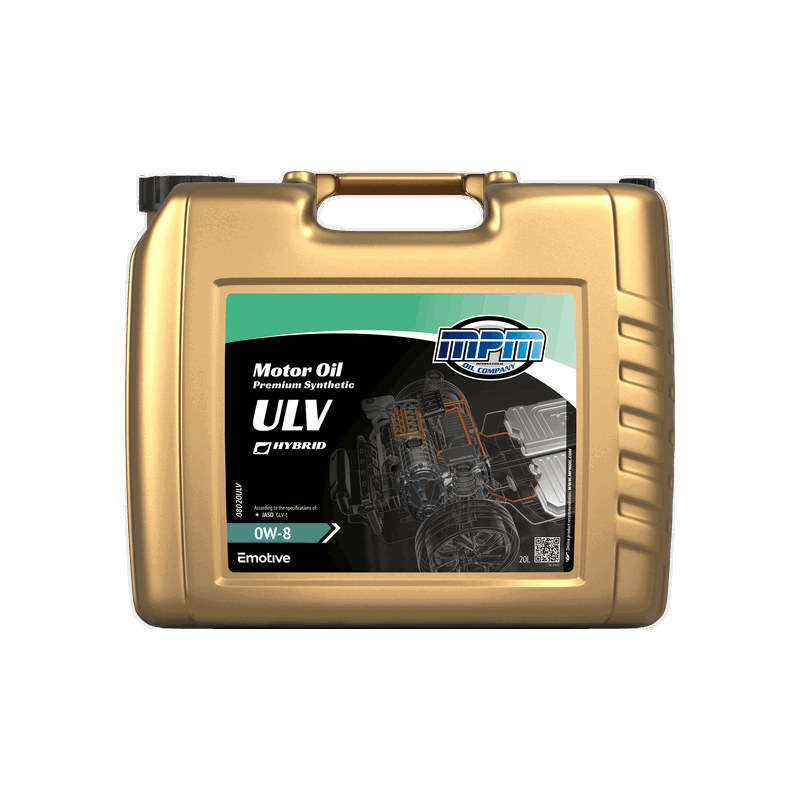 MPM Motor Oil Premium Synthetic ULV 0W8 20L