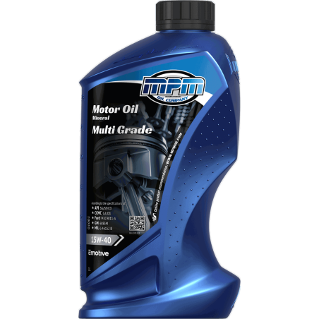 MPM Motor Oil Mineral Multi Grade 15W40 1L