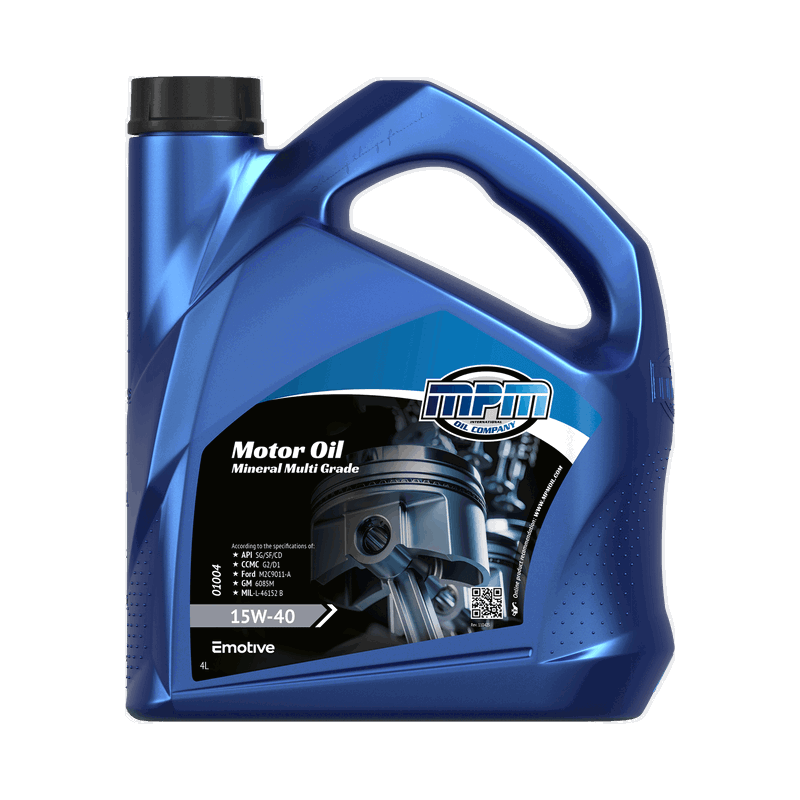 MPM Motor Oil Mineral Multi Grade 15W40 4L