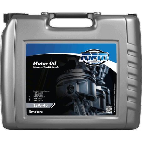 MPM Motor Oil Mineral Multi Grade 15W40 20L