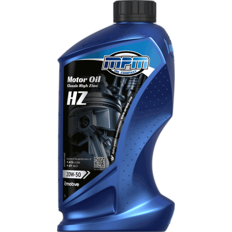 MPM Motor Oil Mineral Classic High Zinc HZ 20W50 1L