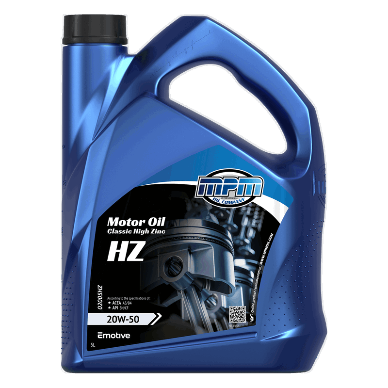 MPM Motor Oil Mineral Classic High Zinc HZ 20W50 5L
