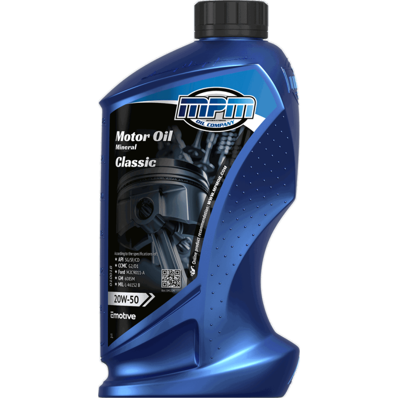MPM Motor Oil Mineral Classic 20W50 1L