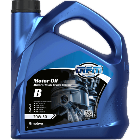 MPM Motor Oil Mineral Classic 20W50 4L