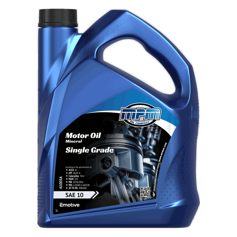 MPM Motor Oil Super Single Grade SAE 10 5L
