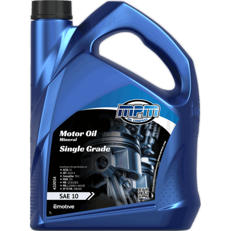 MPM Motor Oil Super Single Grade SAE 10 5L