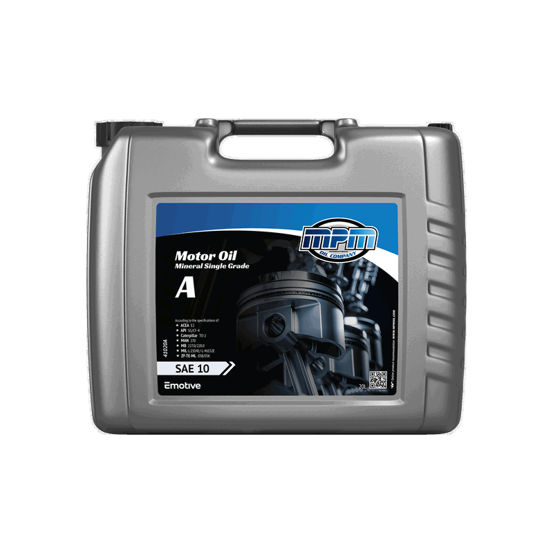 MPM Motor Oil Super Single Grade SAE 10 20L