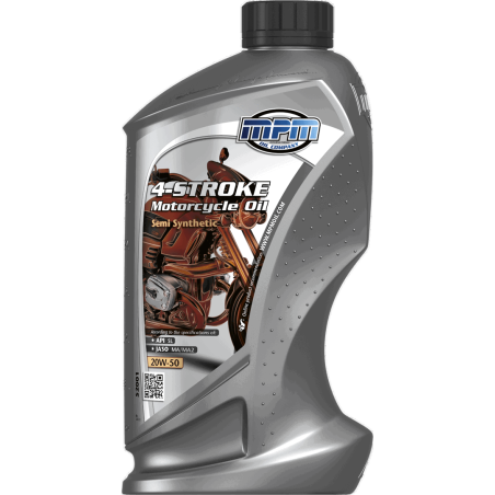 MPM 4-Stroke Motorcycle Oil Semi Synthetic 20W50 1L