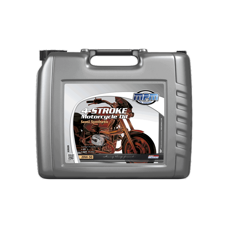 MPM 4-Stroke Motorcycle Oil Semi Synthetic 20W50 20L