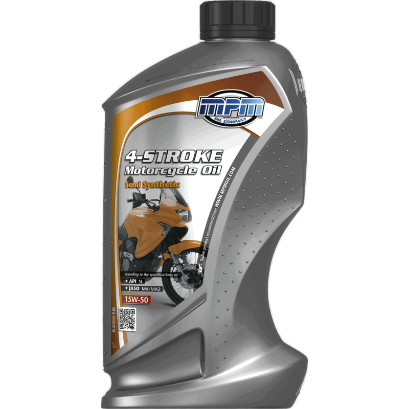 MPM 4-Stroke Motorcycle Oil Semi Synthetic 15W50 1L