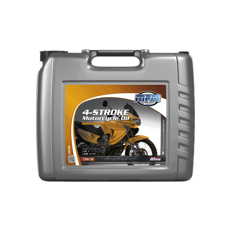 MPM 4-Stroke Motorcycle Oil Semi Synthetic 15W50 20L