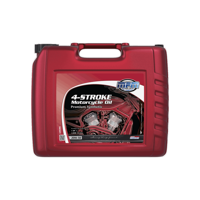 MPM 4-Stroke Motorcycle Oil Premium Synthetic 20W50 20L