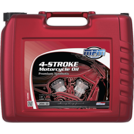 MPM 4-Stroke Motorcycle Oil Premium Synthetic 20W50 20L