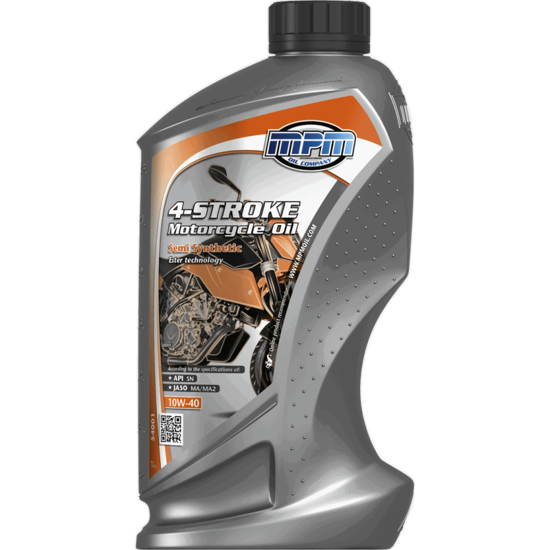 MPM 4-Stroke Motorcycle Oil Semi Synthetic 10W40 1L
