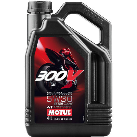 MOTUL 300V FACTORY LINE ROAD RACING 4T 5W30 4L