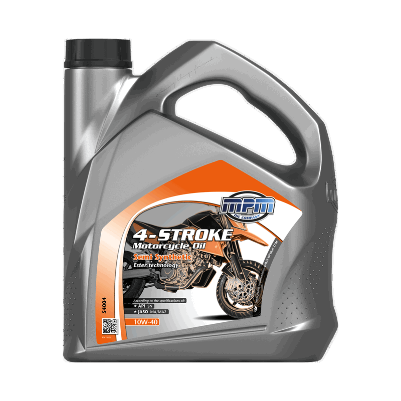 MPM 4-Stroke Motorcycle Oil Semi Synthetic 10W40 4L