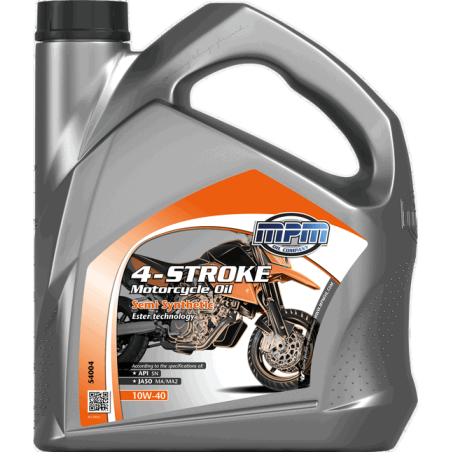 MPM 4-Stroke Motorcycle Oil Semi Synthetic 10W40 4L