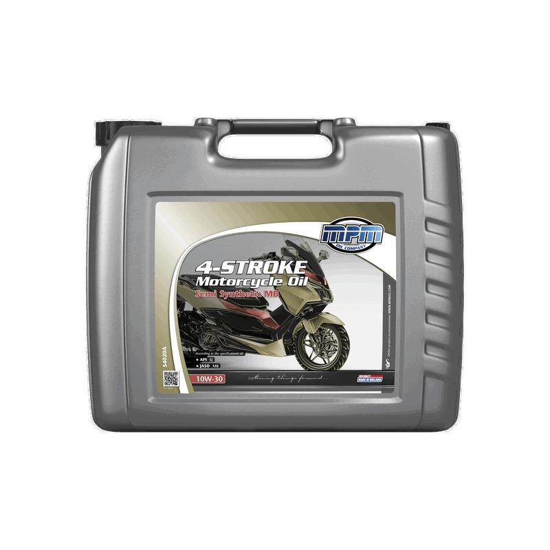 MPM 4-Stroke Motorcycle Oil Semi Synthetic MB 10W30 20L
