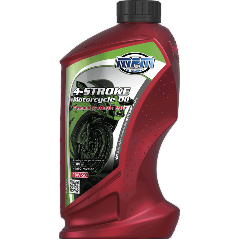 MPM 4-Stroke Motorcycle Oil Premium Synthetic Ester 10W50 1L