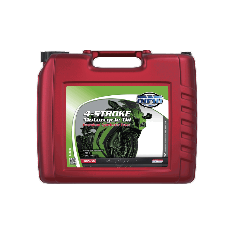 MPM 4-Stroke Motorcycle Oil Premium Synthetic Ester 10W50 20L