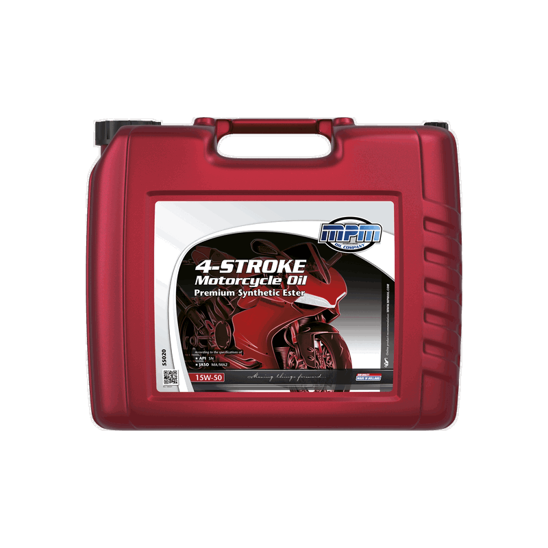 MPM 4-Stroke Motorcycle Oil Premium Synthetic Ester 15W50 20L