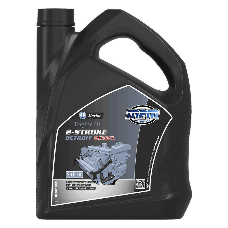 MPM Marine Engine Oil 2-Stroke Detroit Diesel SAE 40 1L