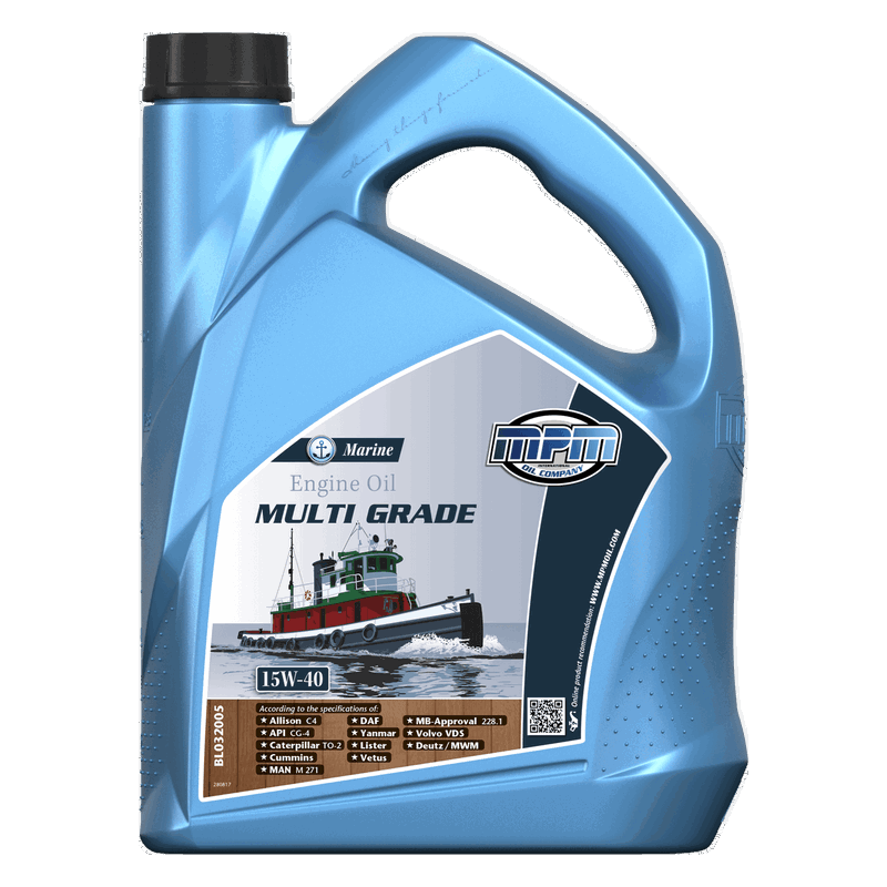 MPM Marine Engine Oil Multi Grade 15W40 5L
