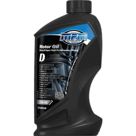 MPM Motor Oil Super High Performance D 15W40 1L