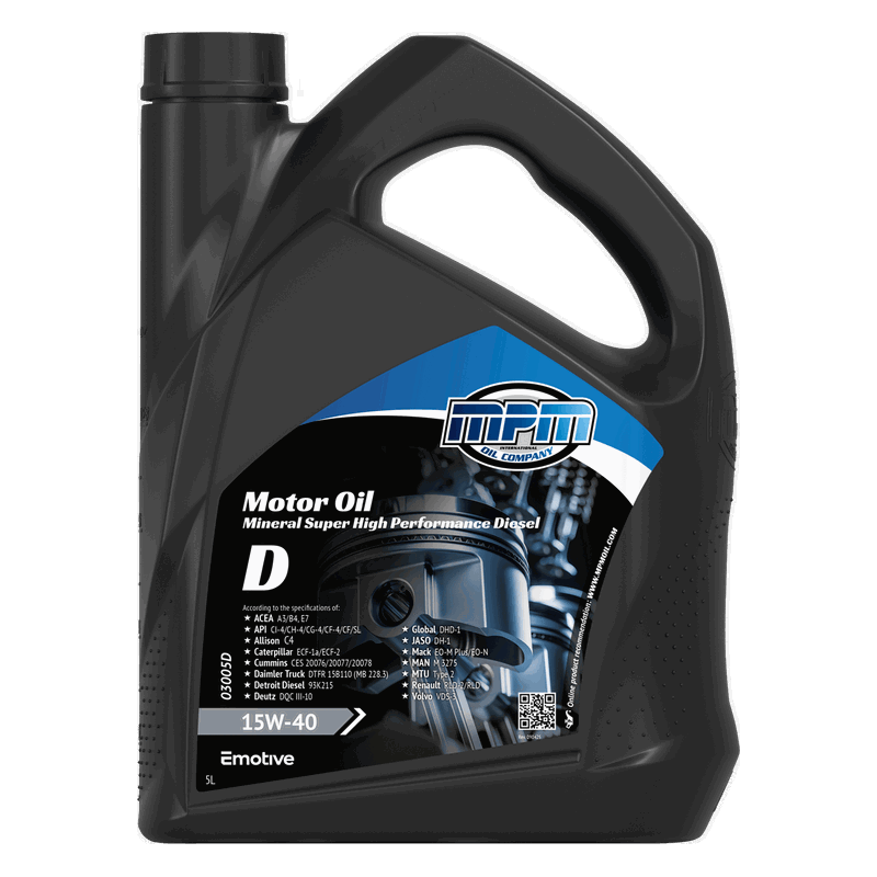 MPM Motor Oil Super High Performance D 15W40 5L