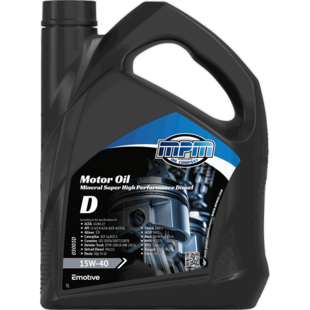 MPM Motor Oil Super High Performance D 15W40 5L