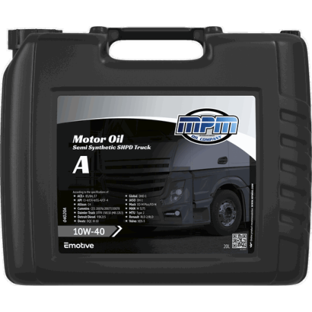 MPM Motor Oil SHPD Truck A 10W40 20L