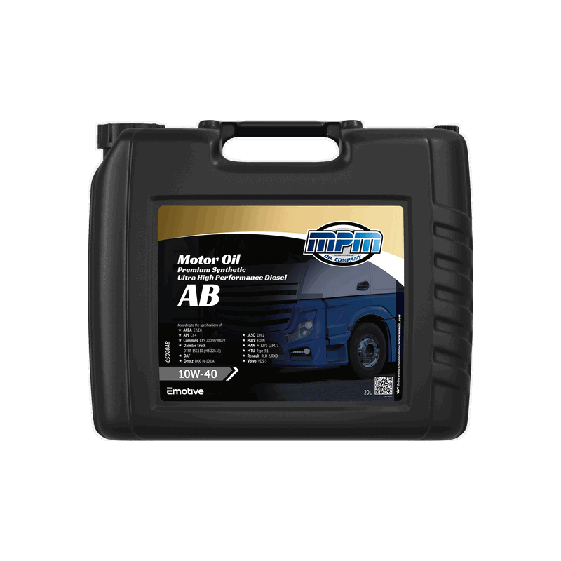 MPM Motor Oil Premium Synthetic UHPD AB 10W40 20L