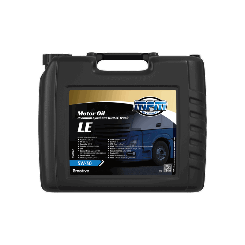MPM Motor Oil Premium Synthetic Heavy Duty Diesel LE 5W30 20L