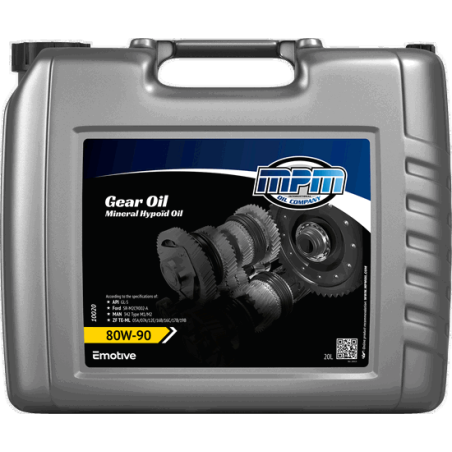 MPM Gear Oil Mineral Hypoid Oil 80W90 20L