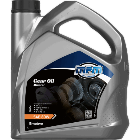 MPM Gearbox Oil Mineral SAE 80W 4L