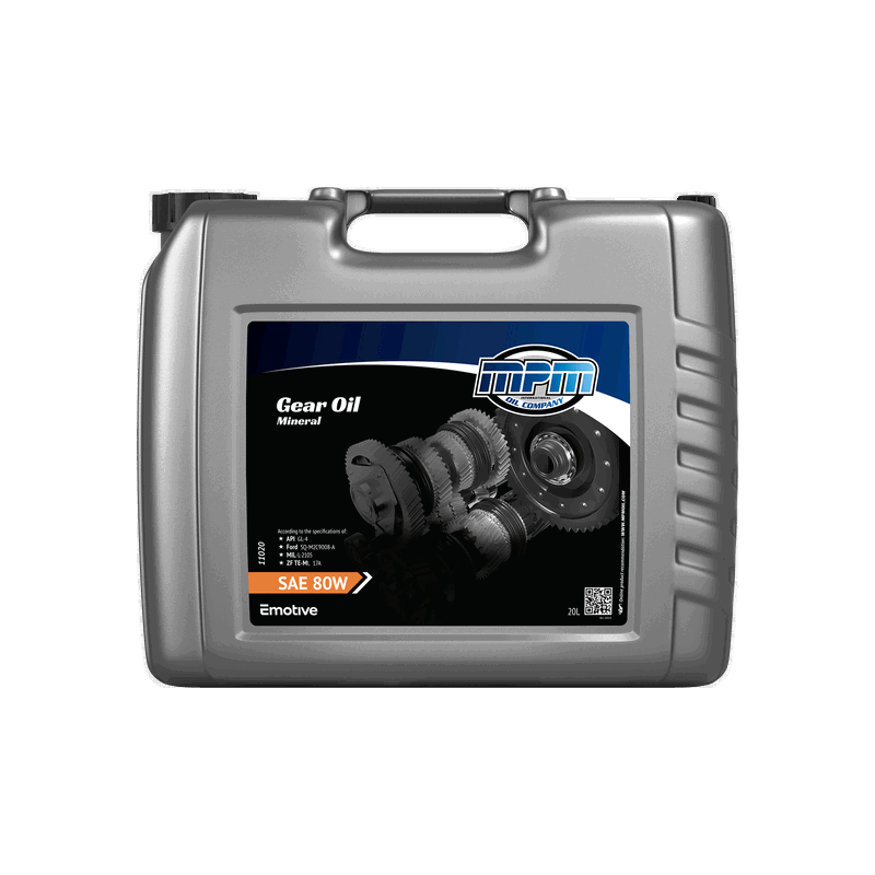 MPM Gearbox Oil Mineral SAE 80W 20L