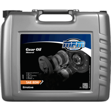 MPM Gearbox Oil Mineral SAE 80W 20L