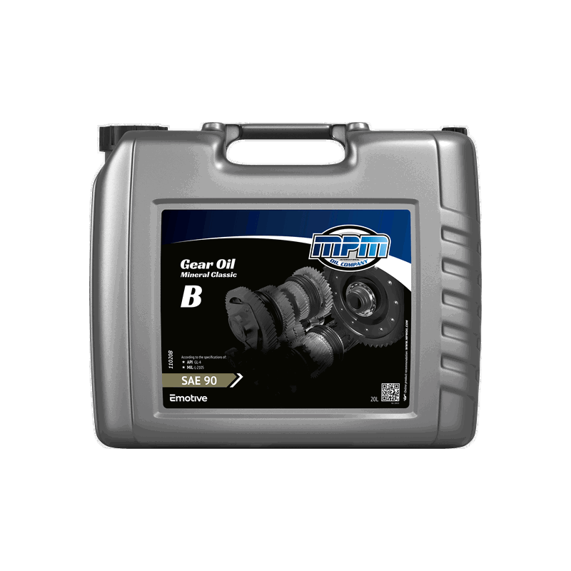 MPM Gearbox Oil Mineral Classic B SAE 90 20L
