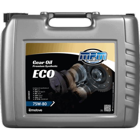 MPM Gearbox Oil Premium Synthetic ECO 75W80 20L