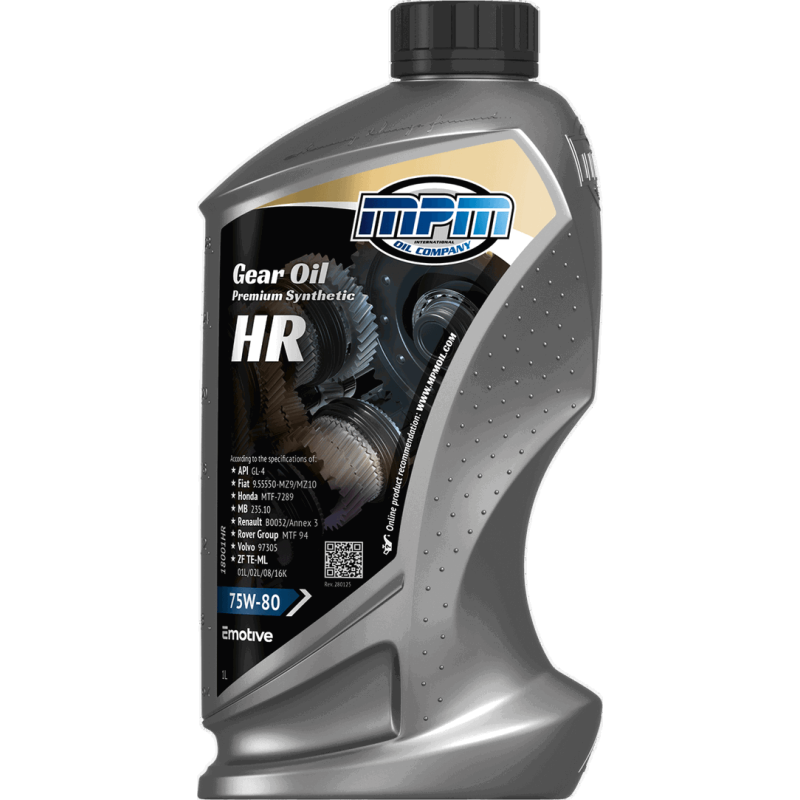MPM Gearbox Oil Premium Synthetic HR 75W80 1L