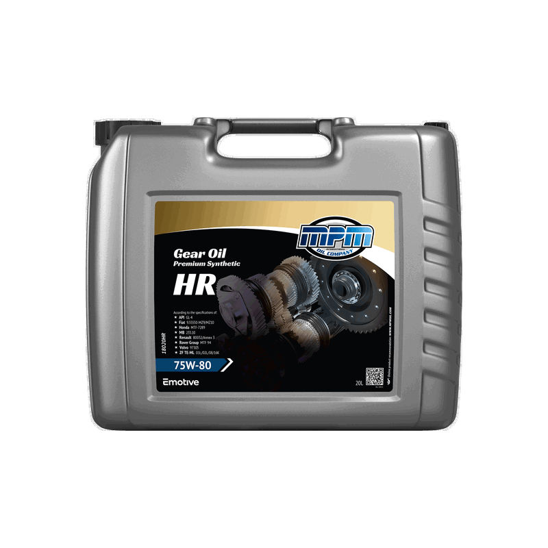 MPM Gearbox Oil Premium Synthetic HR 75W80 20L
