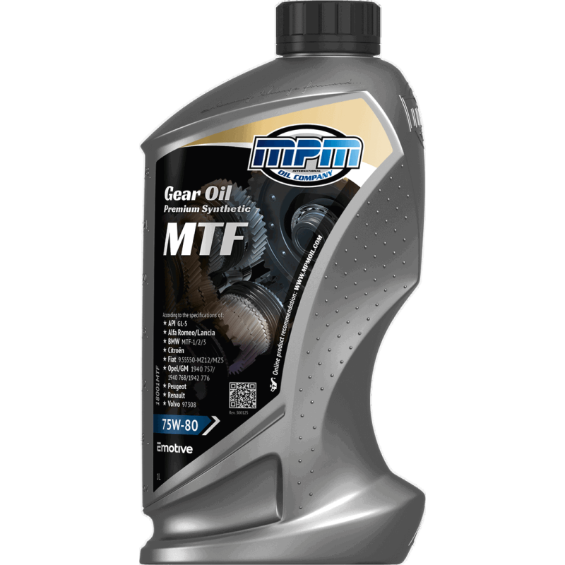 MPM Gearbox Oil Premium Synthetic MTF 75W80 1L