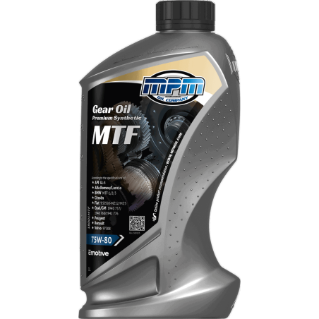 MPM Gearbox Oil Premium Synthetic MTF 75W80 1L