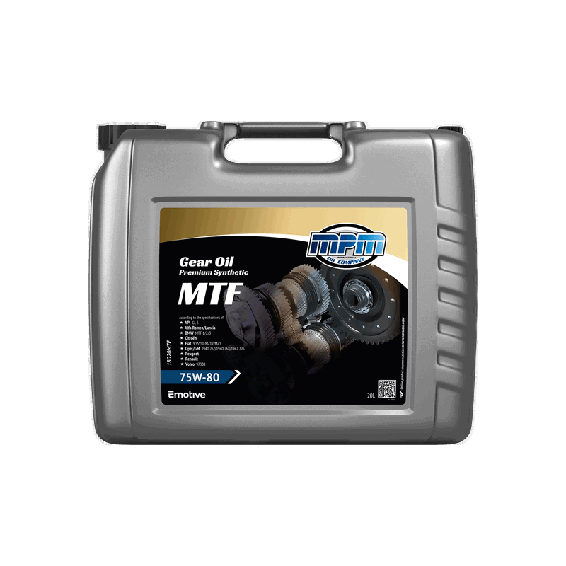MPM Gearbox Oil Premium Synthetic MTF 75W80 20L