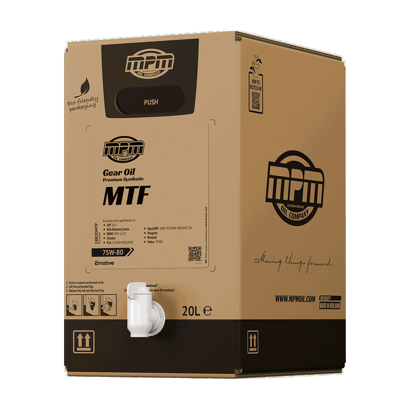 MPM Gearbox Oil Premium Synthetic MTF 75W80 20L
