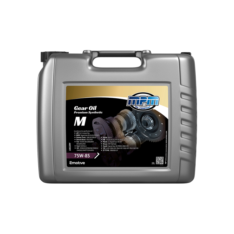 MPM Gearbox Oil Premium Synthetic M 75W85 20L
